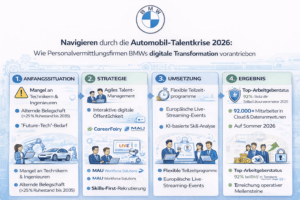 Navigieren durch die Automobil-Talentkrise 2026: Wie Personalvermittlungsfirmen BMWs digitale Transformation vorantrieben